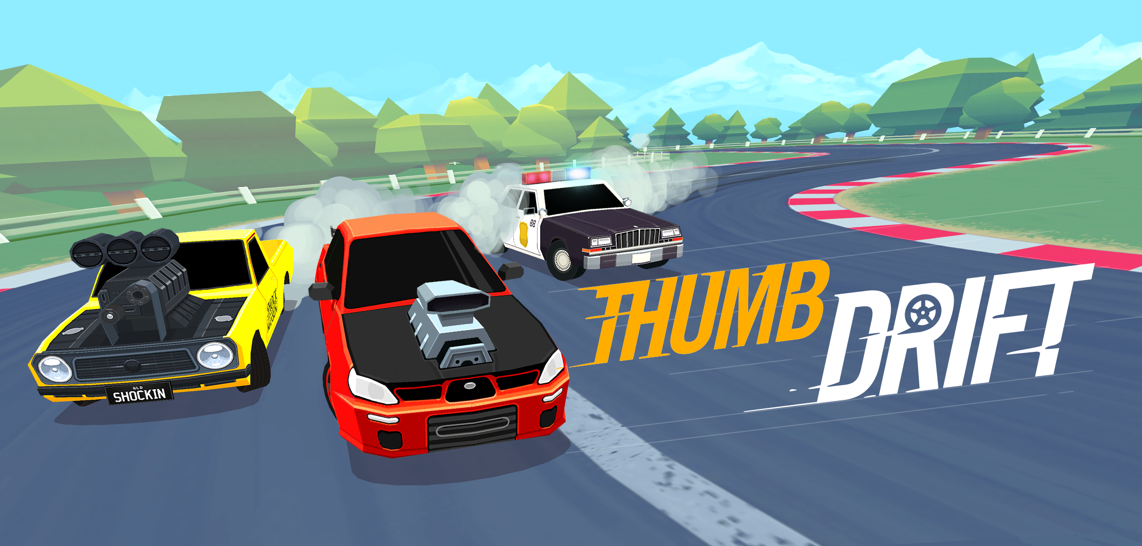 Thumb Drift: Furious One Touch Car Racing for mobile and tablet